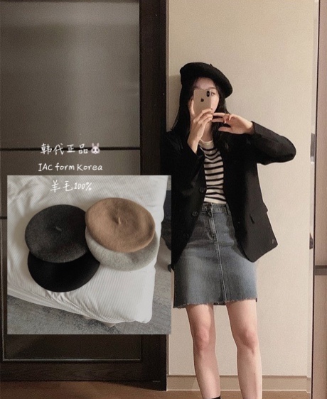 100% Wool Classic Beret - Korean Style Autumn Winter Essential in Basic Colors, Timeless Fashion Accessory for Cozy Looks 100% Wool Classic Beret - Korean Style Autumn Winter Essential in Basic Colors, Timeless Fashion Accessory for Cozy Looks