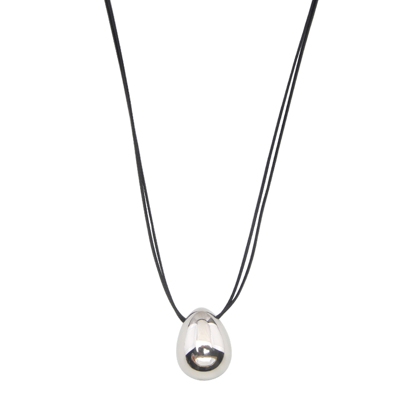 2025 Autumn Winter Water Drop Double Layer Wax Rope Long Necklace for Women, Retro Layered Sweater Chain, Light Luxury Fashion 2025 Autumn Winter Water Drop Double Layer Wax Rope Long Necklace for Women, Retro Layered Sweater Chain, Light Luxury Fashion