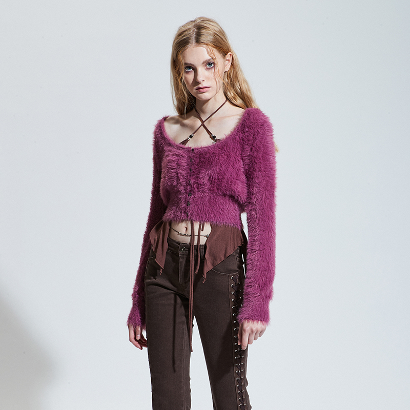 2025 Autumn/Winter Women's Shoulder-Exposing Halter Crop Top - Slim Fit, Unique Design, Trendy Fashion for Y2K and 90s Styles 2025 Autumn/Winter Women's Shoulder-Exposing Halter Crop Top - Slim Fit, Unique Design, Trendy Fashion for Y2K and 90s Styles