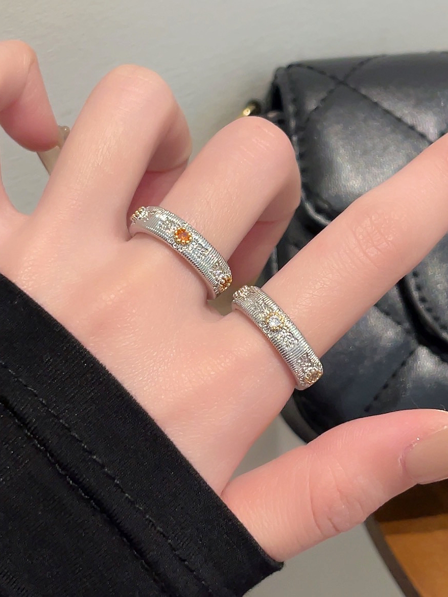 2025 Gold-Plated Snowflake Gemstone Ring for Women, Light Luxury Open-Set Zircon Trendy Fashion Accessory 2025 Gold-Plated Snowflake Gemstone Ring for Women, Light Luxury Open-Set Zircon Trendy Fashion Accessory