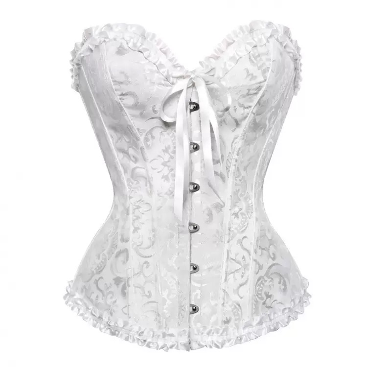 2025 Summer Slim-Fit Strapless Corset Top for Women - Sexy Fishbone Waist-Cinching Camisole, European and American Style