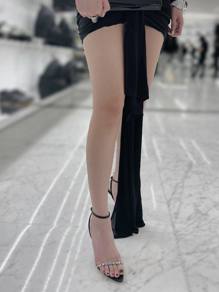 2025 Summer Women's Black Open-Toe Stiletto Heels with Strap, Elegant Sexy Sandals for Parties and Events 2025 Summer Women's Black Open-Toe Stiletto Heels with Strap, Elegant Sexy Sandals for Parties and Events