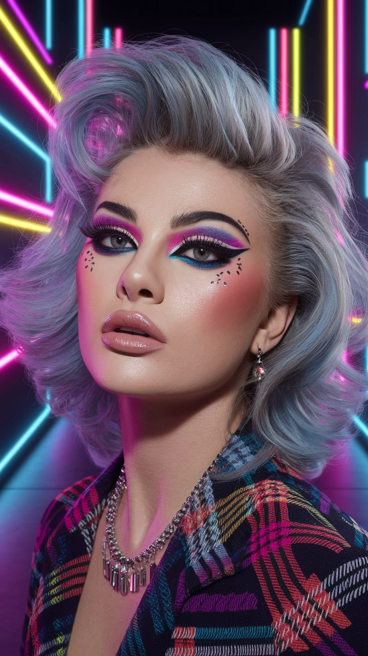80s New Wave Makeup: Iconic Looks to Try outfit idea