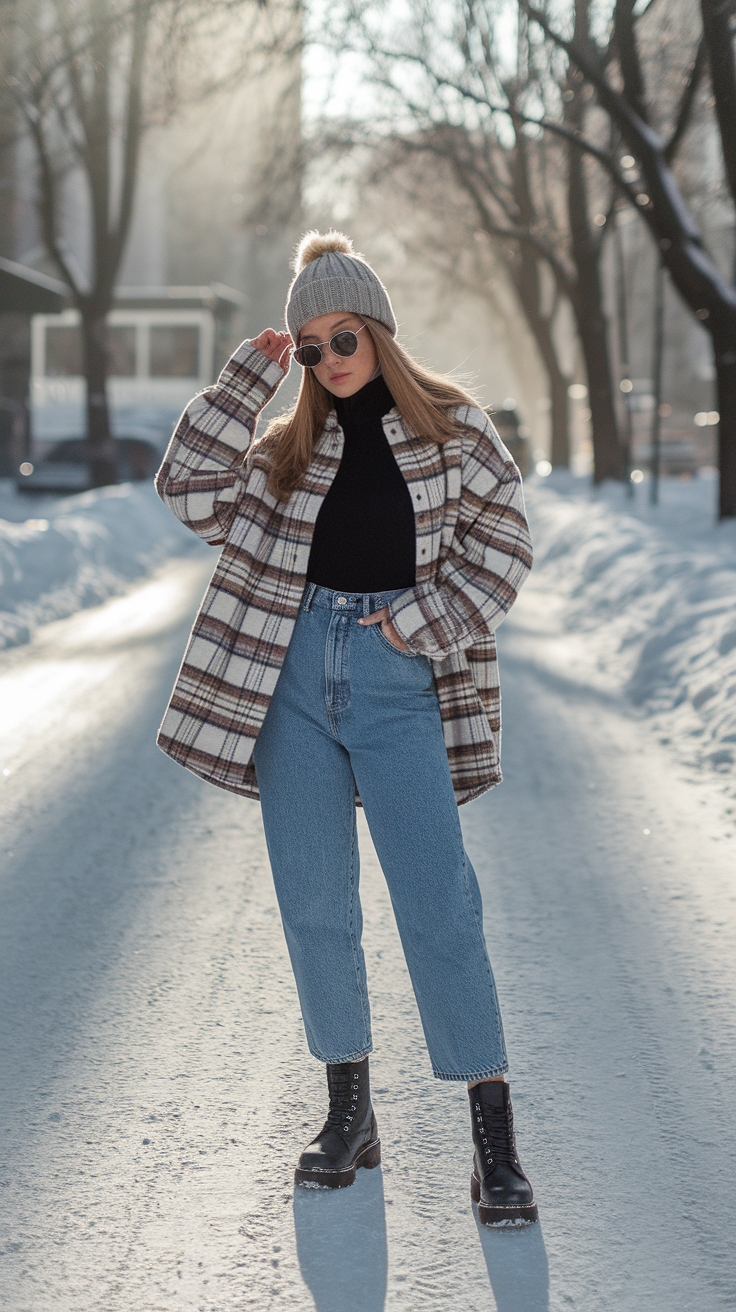 90s Fashion Outfits Winter: Layer Up with Flair outfit idea