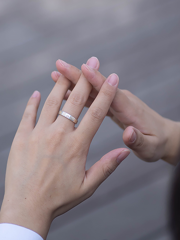 9999 Foot Silver Gold-Plated Open Wide Band Ring for Men and Women - Light Luxury Couple Jewelry 9999 Foot Silver Gold-Plated Open Wide Band Ring for Men and Women - Light Luxury Couple Jewelry