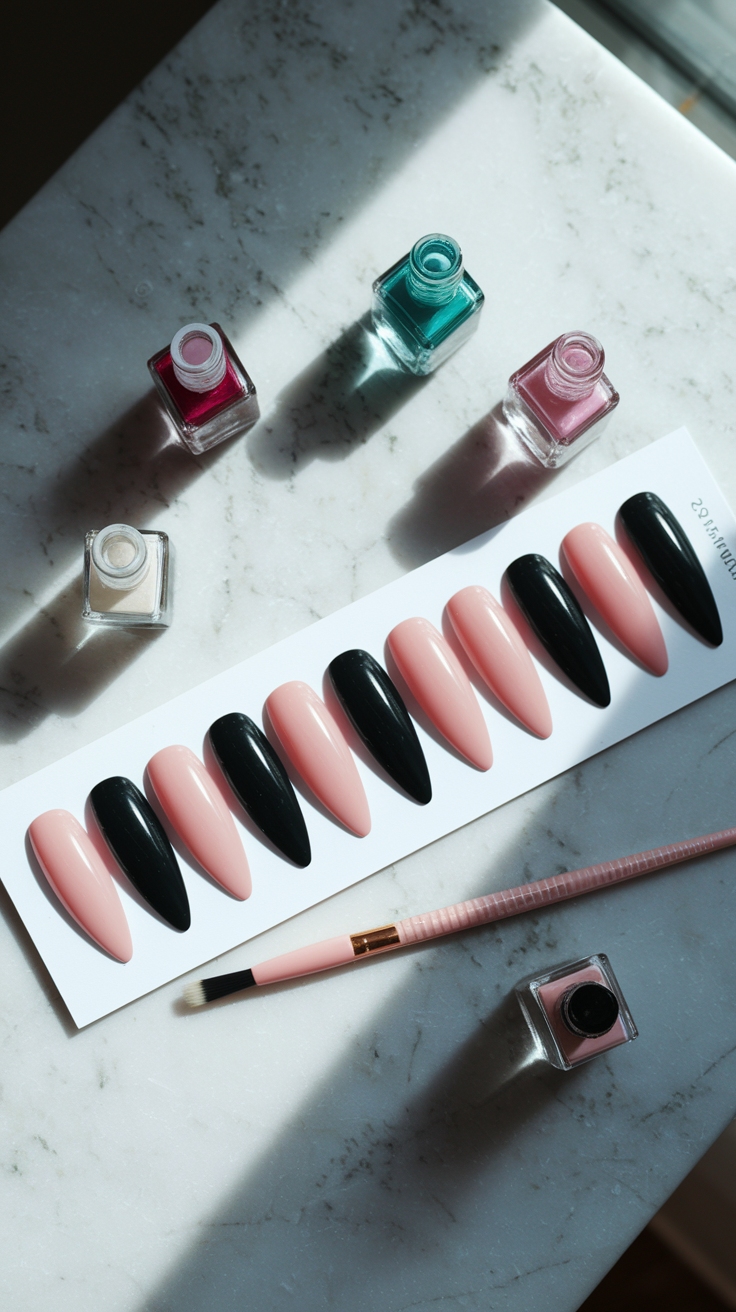 acrylic nail shape chart outfit idea