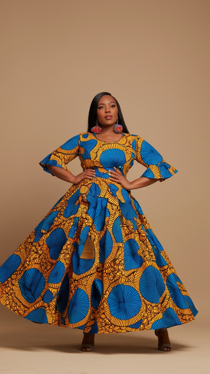 Flattering African Maxi Dresses Plus Size for Every Shape outfit idea