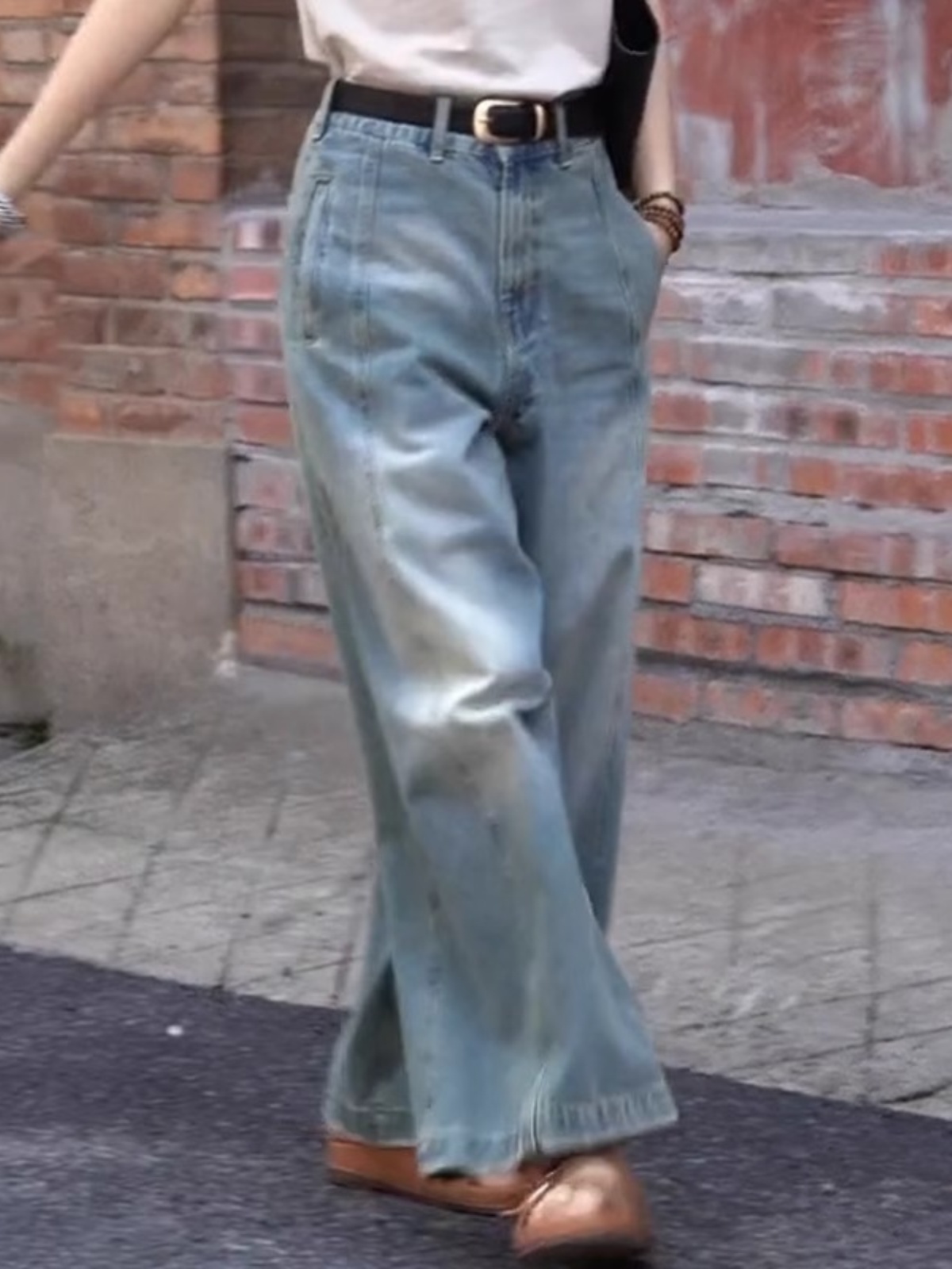 American Retro High Street High-Waisted Slim Straight Wide-Leg Jeans for Women - Trendy Summer Fashion 2025 American Retro High Street High-Waisted Slim Straight Wide-Leg Jeans for Women - Trendy Summer Fashion 2025