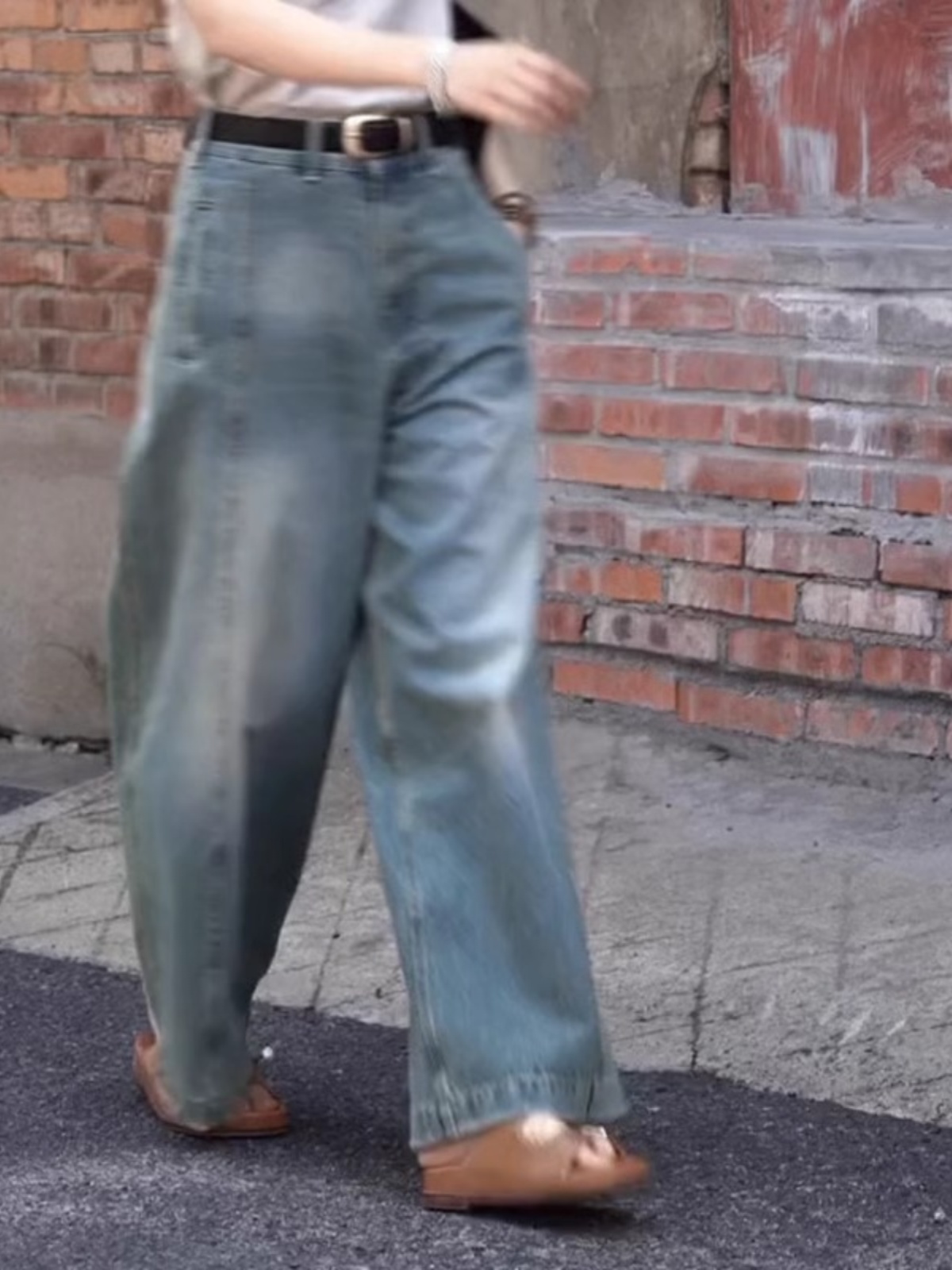 American Retro High Street High-Waisted Slim Straight Wide-Leg Jeans for Women - Trendy Summer Fashion 2025 American Retro High Street High-Waisted Slim Straight Wide-Leg Jeans for Women - Trendy Summer Fashion 2025