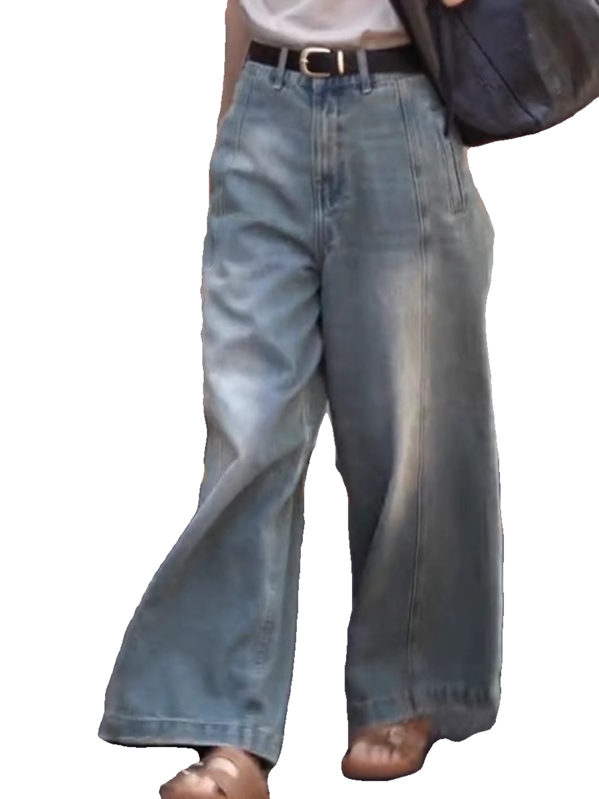 American Retro High Street High-Waisted Slim Straight Wide-Leg Jeans for Women - Trendy Summer Fashion 2025 American Retro High Street High-Waisted Slim Straight Wide-Leg Jeans for Women - Trendy Summer Fashion 2025