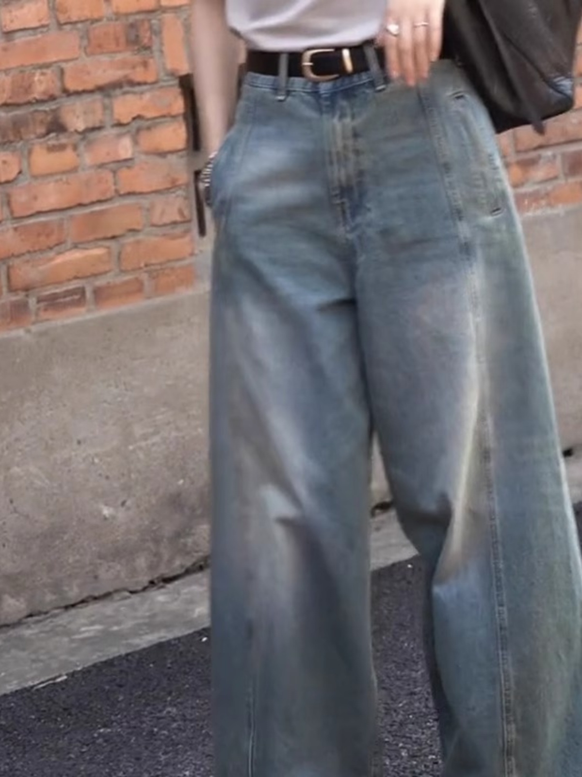 American Retro High Street High-Waisted Slim Straight Wide-Leg Jeans for Women - Trendy Summer Fashion 2025 American Retro High Street High-Waisted Slim Straight Wide-Leg Jeans for Women - Trendy Summer Fashion 2025