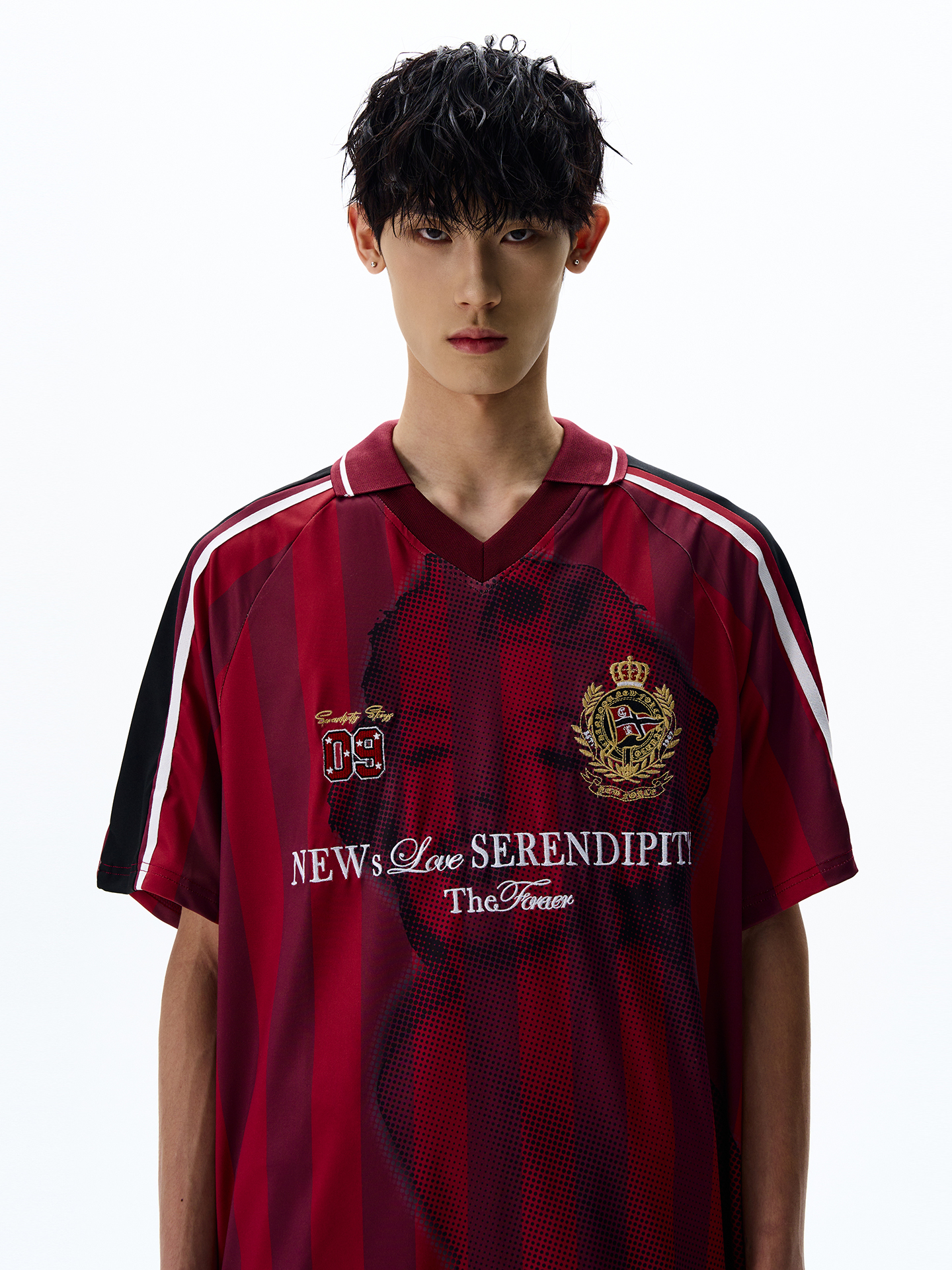 American Retro Jersey Design Short-Sleeve T-Shirt for Men and Women - Trendy Casual Loose Streetwear Top American Retro Jersey Design Short-Sleeve T-Shirt for Men and Women - Trendy Casual Loose Streetwear Top