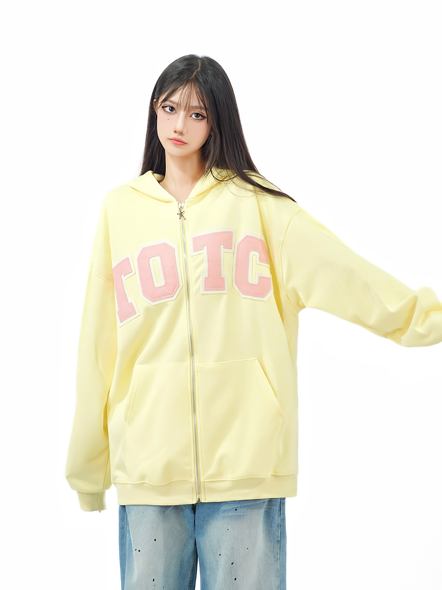 American Retro Patch Leather Embroidered Hoodie Zip-Up Cardigan Jacket - Trendy Autumn Fashion for a Y2K Inspired Look American Retro Patch Leather Embroidered Hoodie Zip-Up Cardigan Jacket - Trendy Autumn Fashion for a Y2K Inspired Look