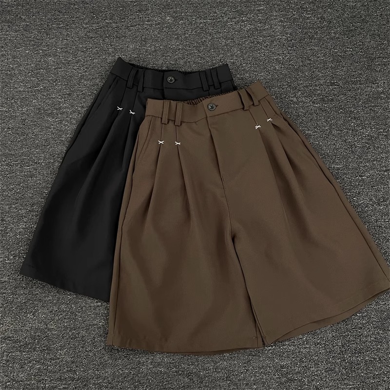 American Retro Solid Color Draped Shorts for Men and Women - Trendy Casual Loose Five-Point Summer Pants American Retro Solid Color Draped Shorts for Men and Women - Trendy Casual Loose Five-Point Summer Pants