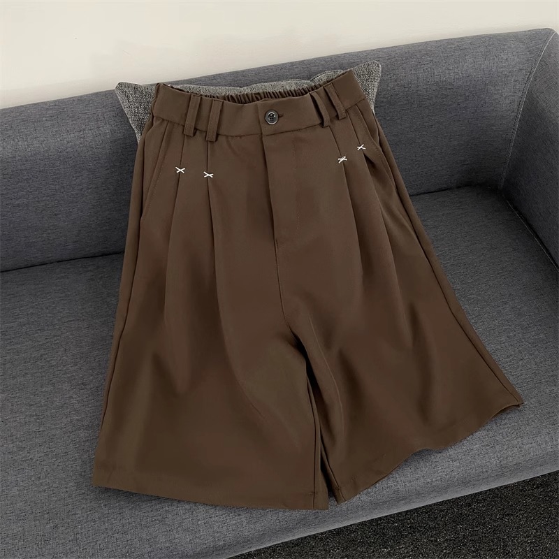 American Retro Solid Color Draped Shorts for Men and Women - Trendy Casual Loose Five-Point Summer Pants American Retro Solid Color Draped Shorts for Men and Women - Trendy Casual Loose Five-Point Summer Pants
