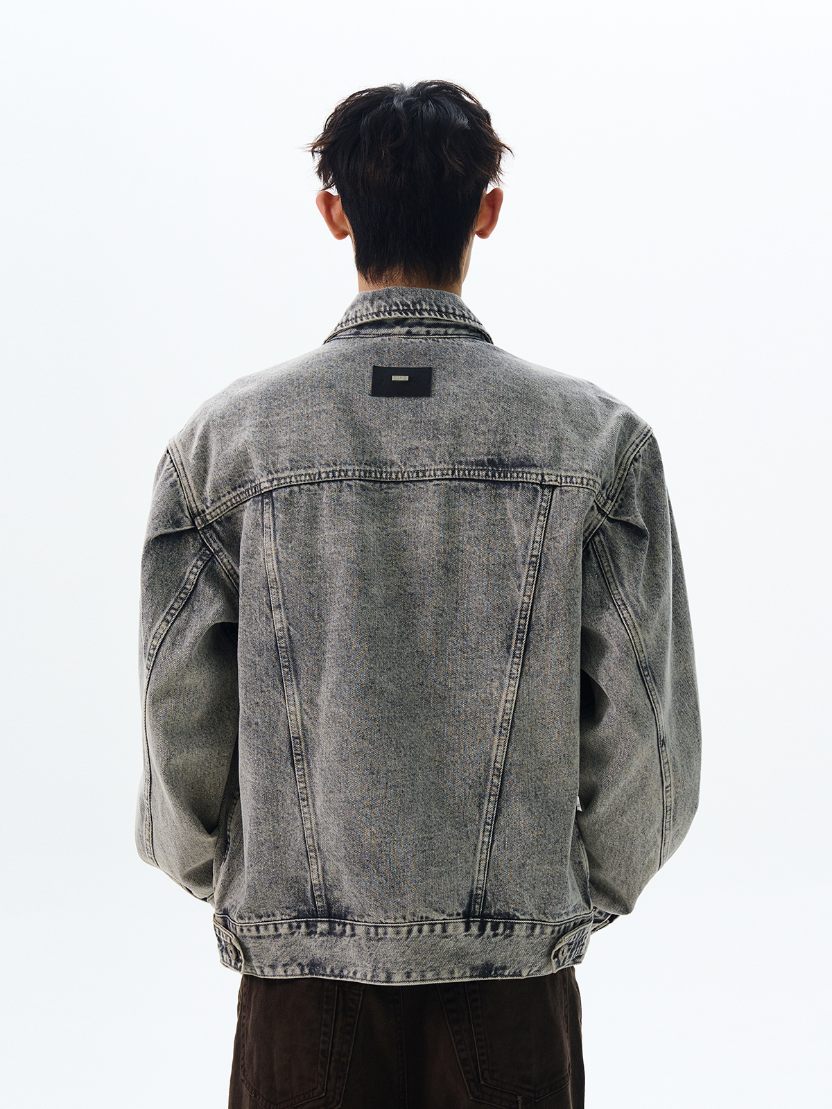 American Retro Vintage Distressed Washed Denim Jacket - Trendy Clean Fit Short Silhouette for Y2K and 90s Style Fashion American Retro Vintage Distressed Washed Denim Jacket - Trendy Clean Fit Short Silhouette for Y2K and 90s Style Fashion