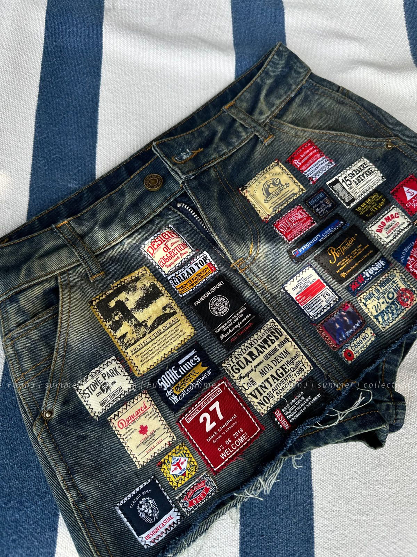 American Vintage Slim Fit Bodycon Denim Mini Skirt for Women - Sexy A-Line Summer Style American Vintage Slim Fit Bodycon Denim Mini Skirt for Women - Sexy A-Line Summer Style