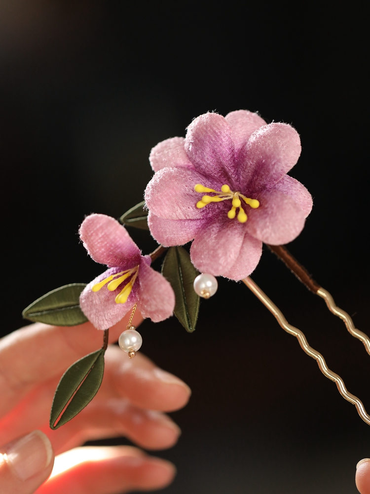 Ancient Style Qipao Hairpin - Fairy Cute Bun Hairstyle Accessories for Women, Hanfu Embellishment Ancient Style Qipao Hairpin - Fairy Cute Bun Hairstyle Accessories for Women, Hanfu Embellishment