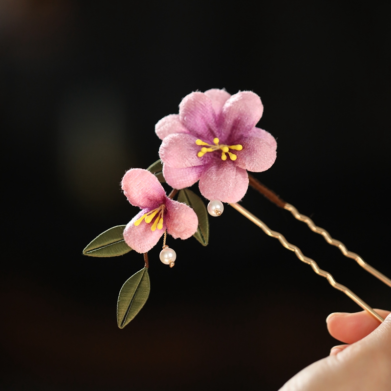 Ancient Style Qipao Hairpin - Fairy Cute Bun Hairstyle Accessories for Women, Hanfu Embellishment