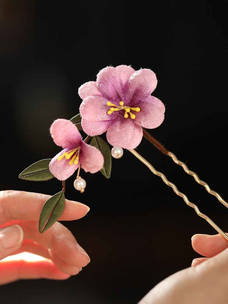 Ancient Style Qipao Hairpin - Fairy Cute Bun Hairstyle Accessories for Women, Hanfu Embellishment Ancient Style Qipao Hairpin - Fairy Cute Bun Hairstyle Accessories for Women, Hanfu Embellishment