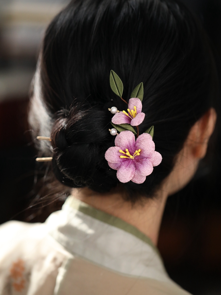 Ancient Style Qipao Hairpin - Fairy Cute Bun Hairstyle Accessories for Women, Hanfu Embellishment Ancient Style Qipao Hairpin - Fairy Cute Bun Hairstyle Accessories for Women, Hanfu Embellishment