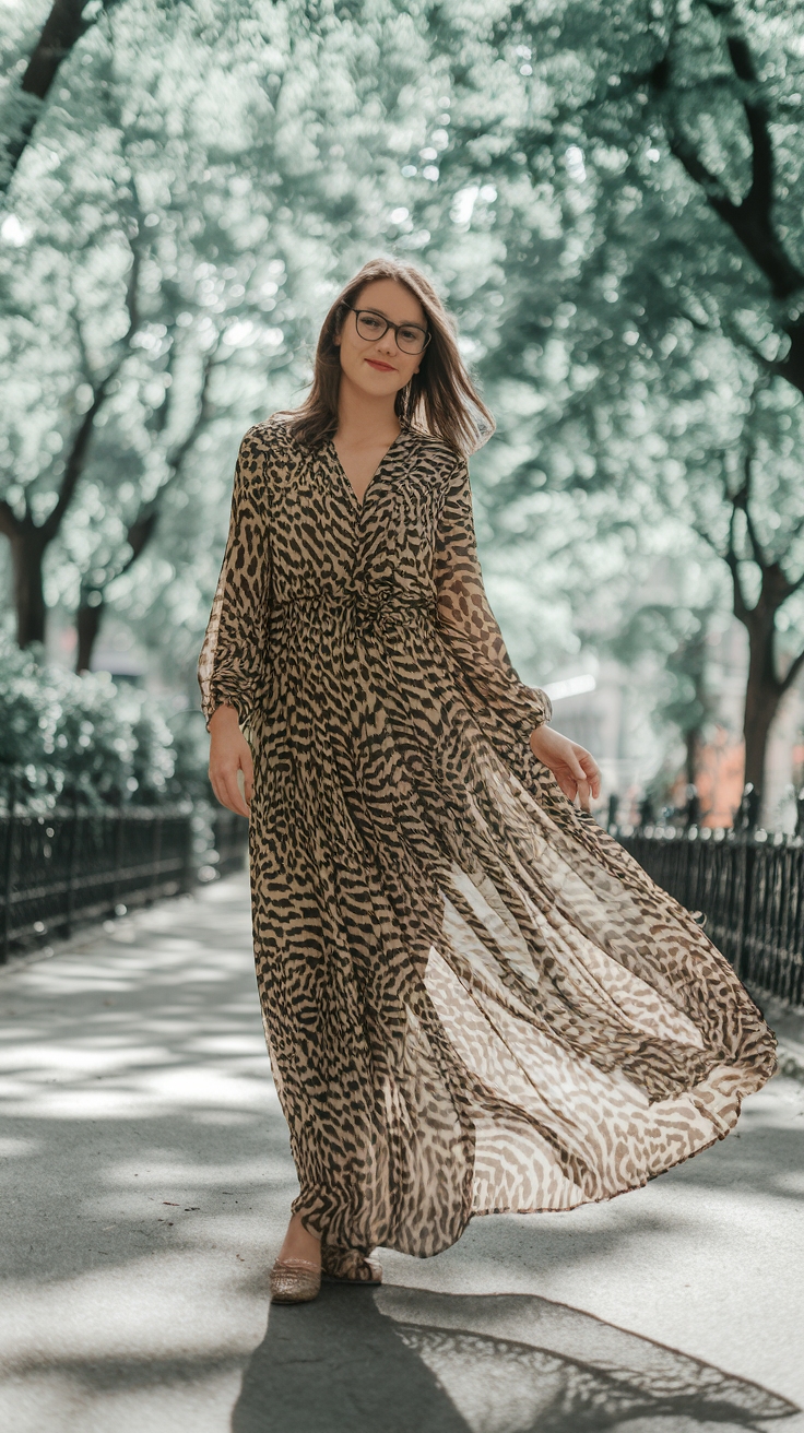 Animal Print Maxi Dresses: Fierce and Fabulous Choices outfit idea