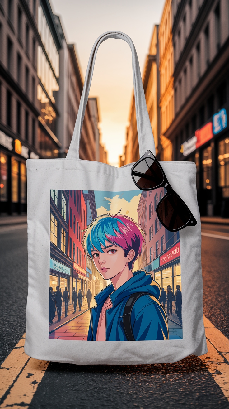 Anime Tote Bag Design: Express Your Fandom in Style outfit idea