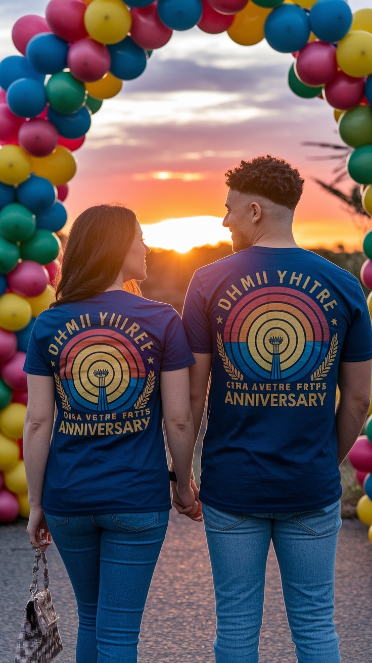 Anniversary Shirts Matching Couples for Every Celebration outfit idea