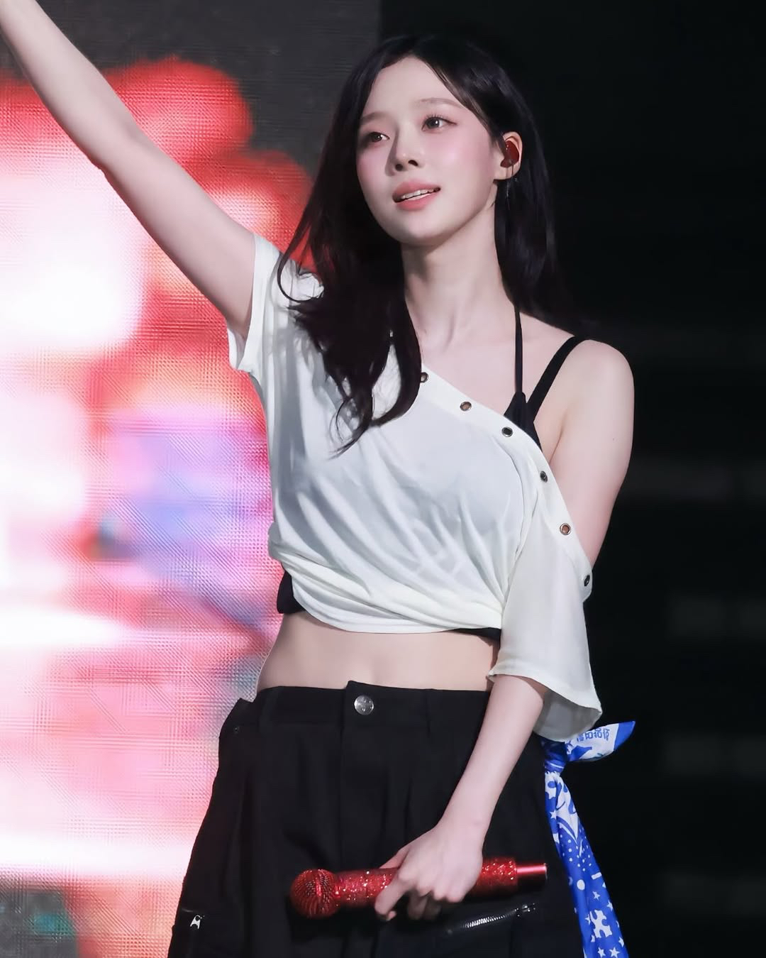 Asymmetrical Off-Shoulder Short Sleeve T-Shirt with Eyelet Detail - Trendy Hot Girl Top for Y2K and Korean Style Fashion Asymmetrical Off-Shoulder Short Sleeve T-Shirt with Eyelet Detail - Trendy Hot Girl Top for Y2K and Korean Style Fashion