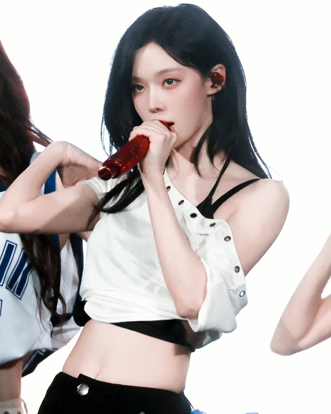 Asymmetrical Off-Shoulder Short Sleeve T-Shirt with Eyelet Detail - Trendy Hot Girl Top for Y2K and Korean Style Fashion Asymmetrical Off-Shoulder Short Sleeve T-Shirt with Eyelet Detail - Trendy Hot Girl Top for Y2K and Korean Style Fashion