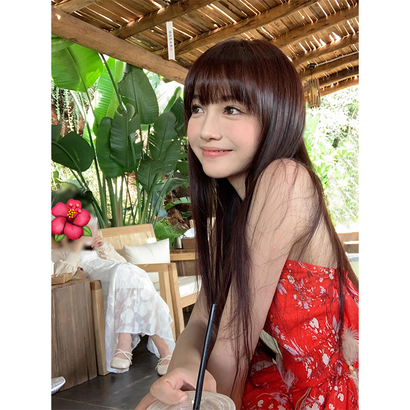 Asymmetrical Shoulder Knotted Backless Dress - Summer Freshness Printed Hot Girl Style for Women, Trendy Y2K Fashion