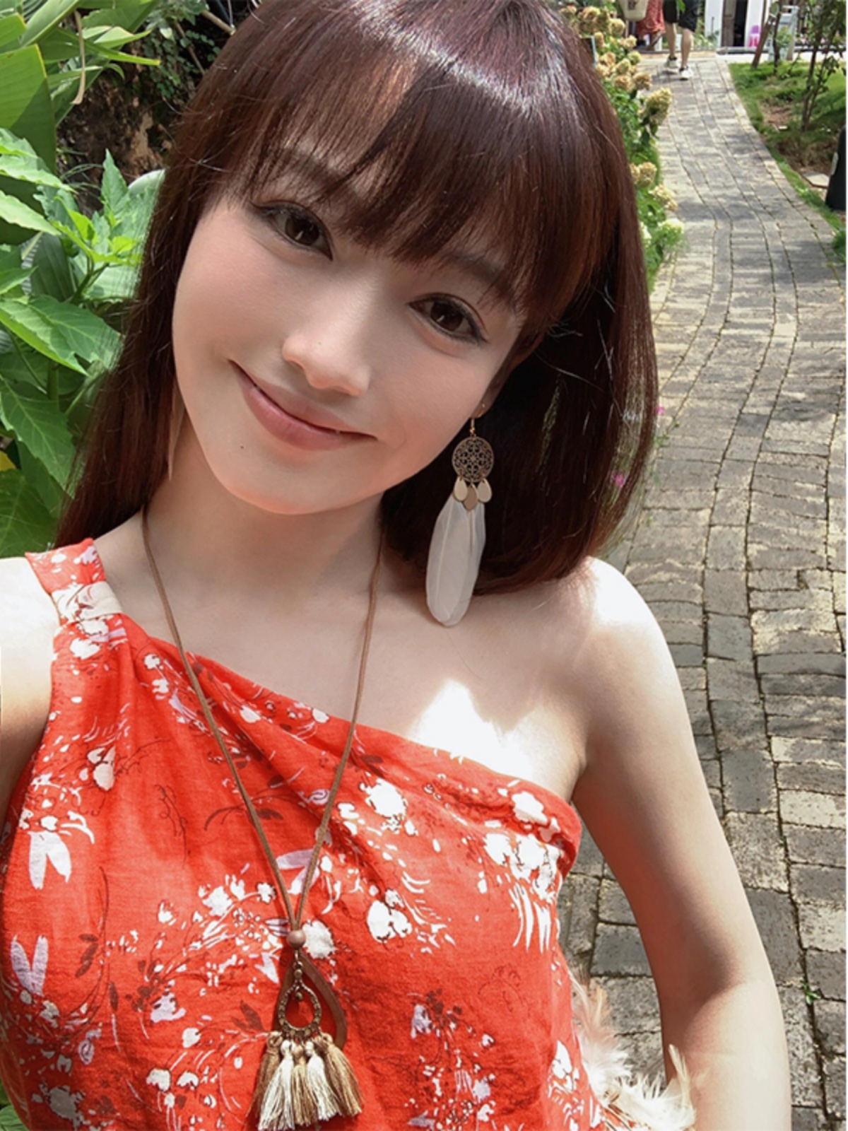 Asymmetrical Shoulder Knotted Backless Dress - Summer Freshness Printed Hot Girl Style for Women, Trendy Y2K Fashion Asymmetrical Shoulder Knotted Backless Dress - Summer Freshness Printed Hot Girl Style for Women, Trendy Y2K Fashion