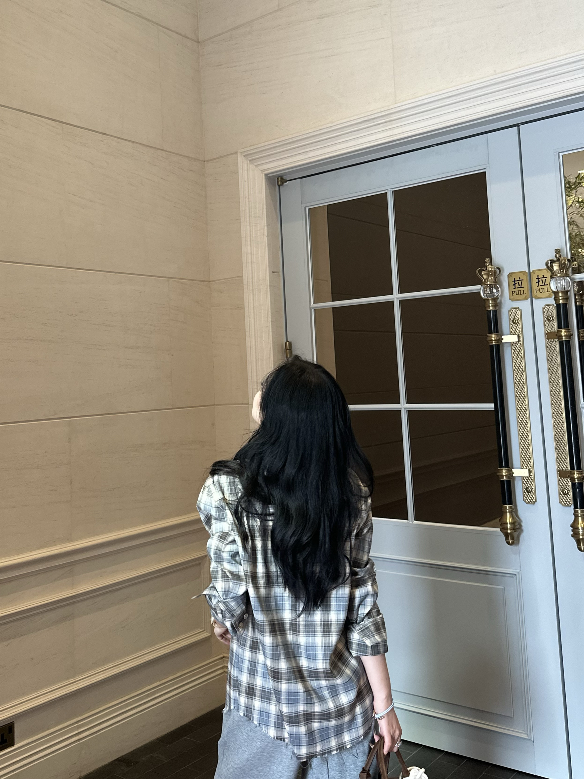 Autumn Blue-Gray Plaid Shirt - Youthful Campus Style, Vintage-Inspired, Perfect for 90s and Y2K Fashion Trends