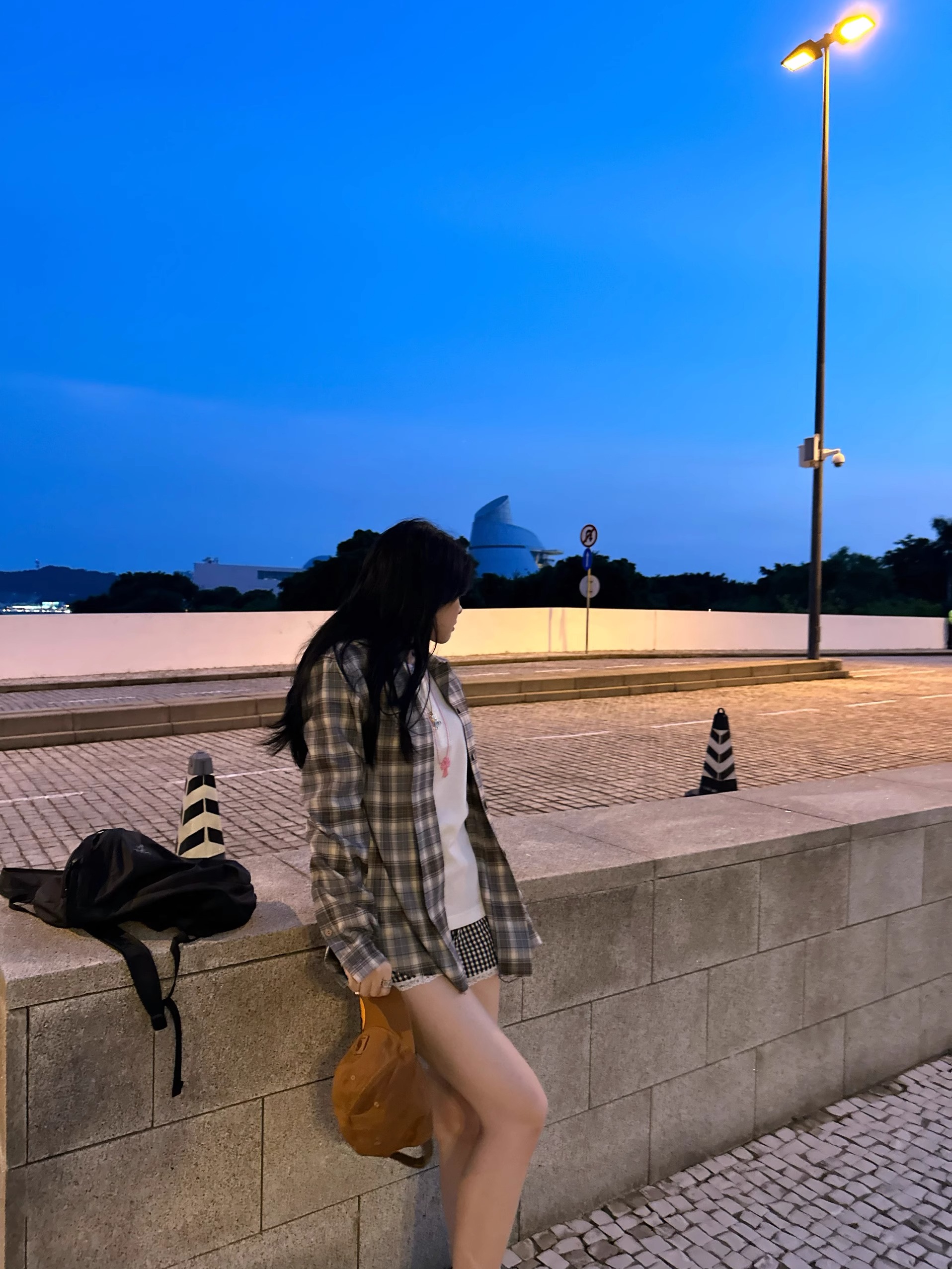 Autumn Blue-Gray Plaid Shirt - Youthful Campus Style, Vintage-Inspired, Perfect for 90s and Y2K Fashion Trends