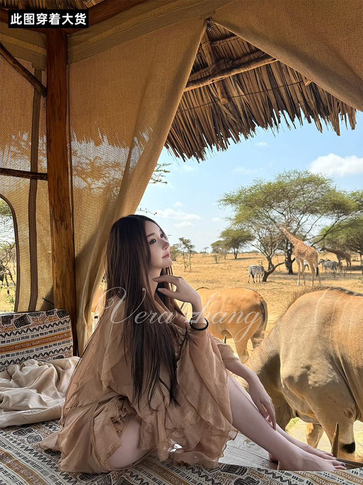 Autumn Socialite Style Women's Ruffled Irregular Top and Shorts Set - Clear Moon Vera Design, Trendy 90s Inspired Outfit Autumn Socialite Style Women's Ruffled Irregular Top and Shorts Set - Clear Moon Vera Design, Trendy 90s Inspired Outfit