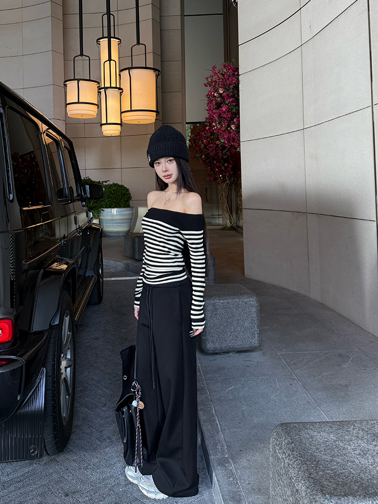 Autumn Versatile Drawstring Casual Sweatpants for Women - Loose Floor-Length Straight Leg Wide-Leg Pants, Y2K Style Autumn Versatile Drawstring Casual Sweatpants for Women - Loose Floor-Length Straight Leg Wide-Leg Pants, Y2K Style