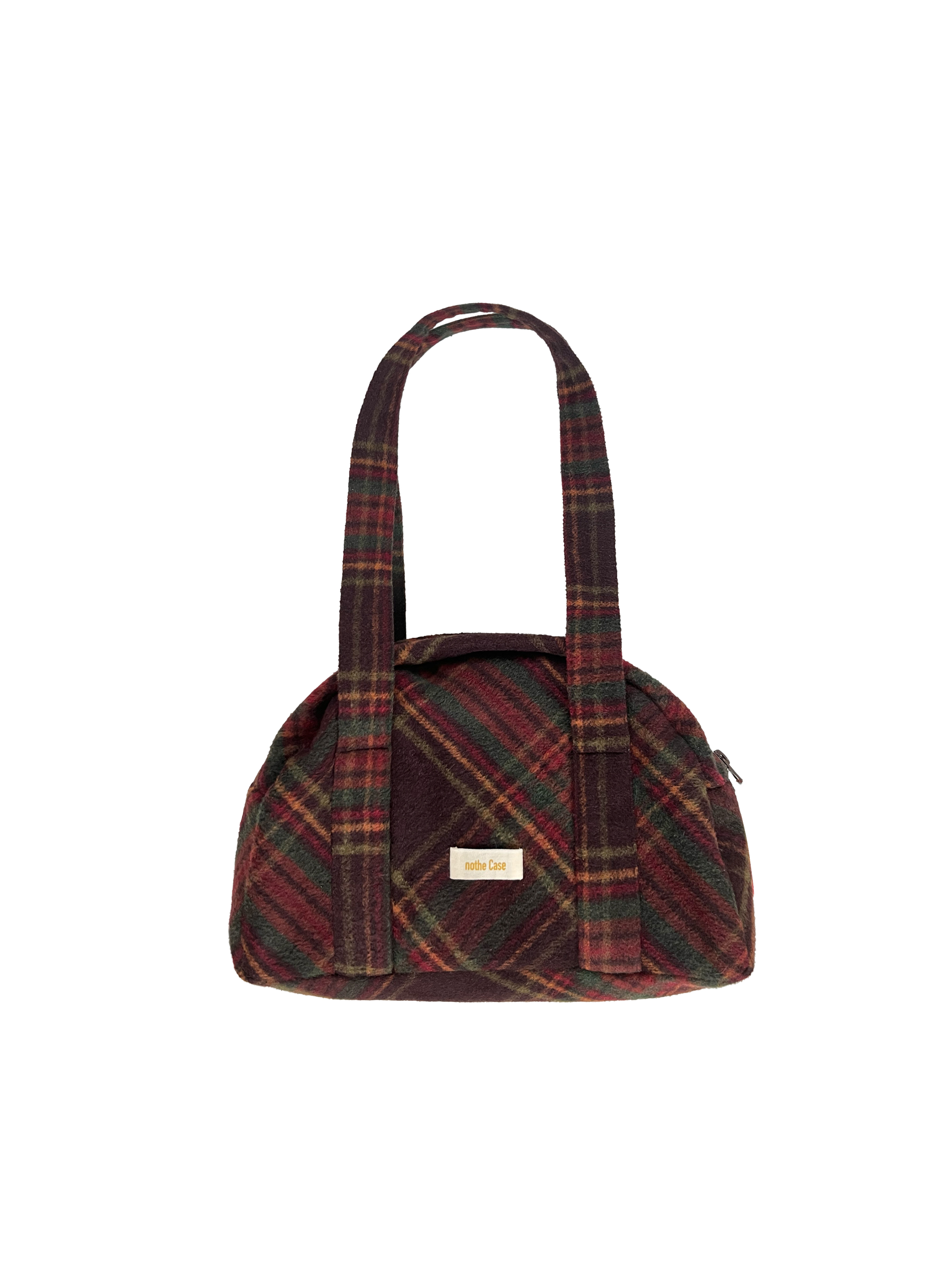 Autumn Winter Plaid Boston Bag - Large Capacity Versatile Textured Shoulder Bag for Everyday and Travel Style Autumn Winter Plaid Boston Bag - Large Capacity Versatile Textured Shoulder Bag for Everyday and Travel Style
