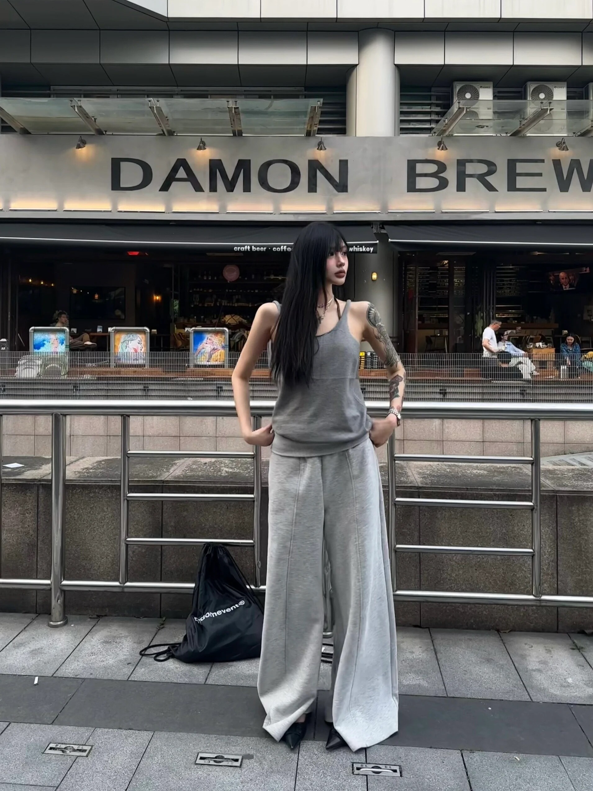 Backless American Style Sleeveless Knitted Tank Top for Women - Loose Fit Summer Trendy Vest Backless American Style Sleeveless Knitted Tank Top for Women - Loose Fit Summer Trendy Vest