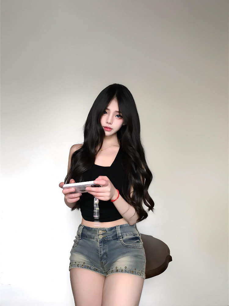 Backless Halter Neck Camisole for Women - American-Style Sexy Slim Fit Summer Top 2025 Backless Halter Neck Camisole for Women - American-Style Sexy Slim Fit Summer Top 2025