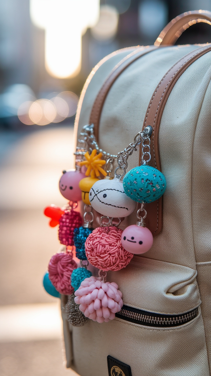 Stylish Backpack Charms to Personalize Your Gear outfit idea