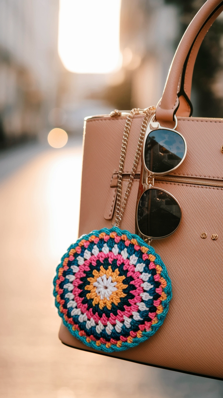 Bag Charm Crochet: Adding Flair to Your Handbag outfit idea