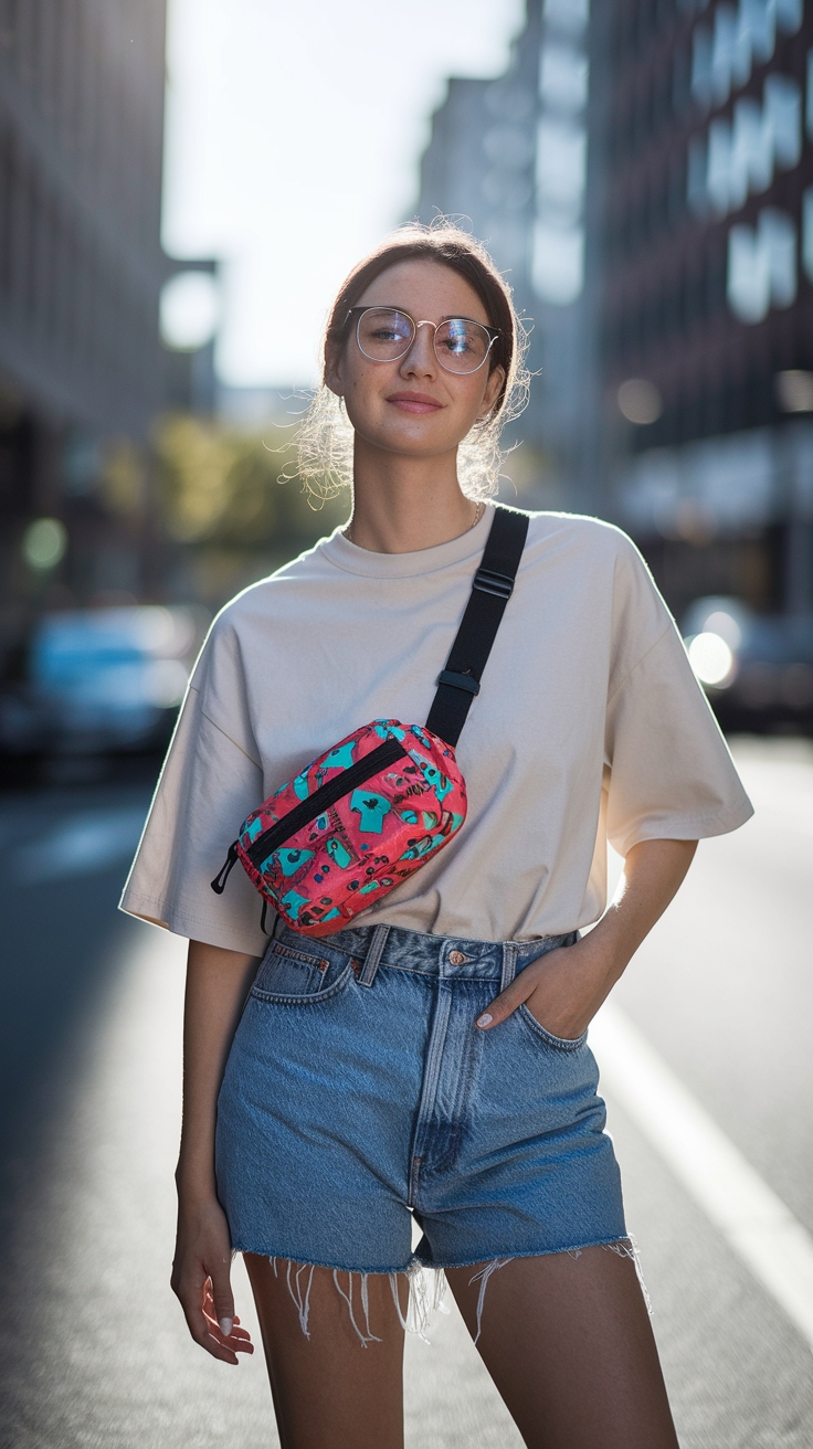 Versatile Must-Have: Baggu Mini Shoulder Bag outfit idea