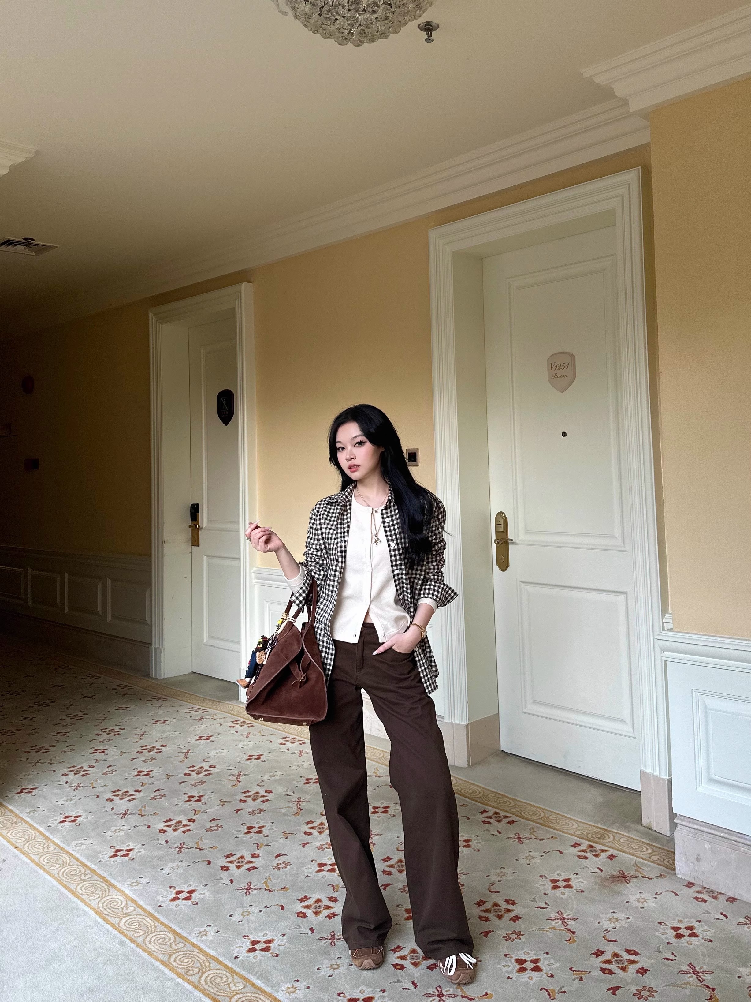 Baggy Work Pants for Women | 100% Cotton Straight-Leg Wide-Leg Trousers | Flattering Fit in Two Colors | Y2K Style Baggy Work Pants for Women | 100% Cotton Straight-Leg Wide-Leg Trousers | Flattering Fit in Two Colors | Y2K Style