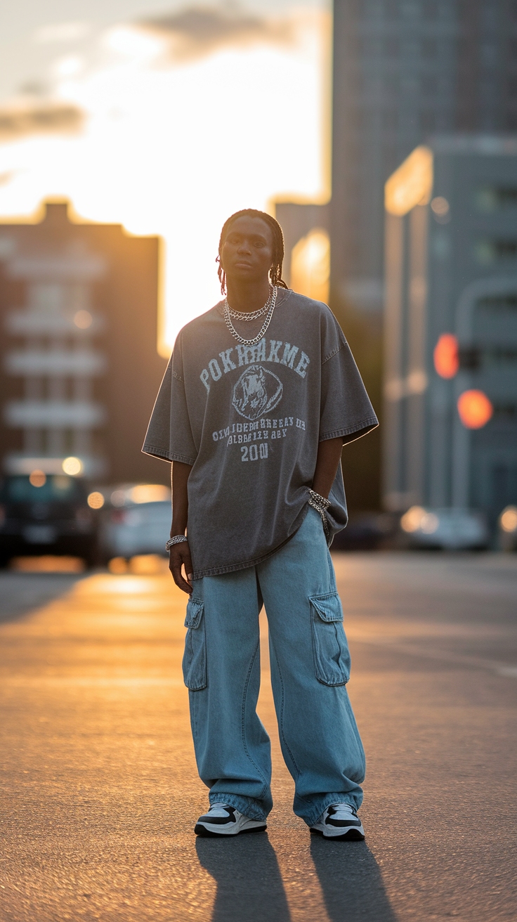 Baggy 2000s Fashion: How to Style it Today outfit idea