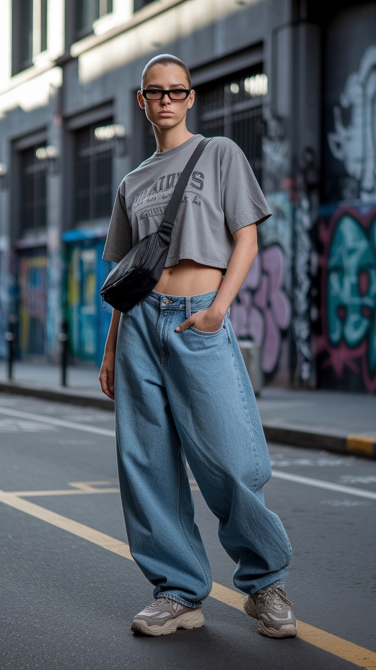 Baggy Jeans: A Timeless Wardrobe Staple outfit idea