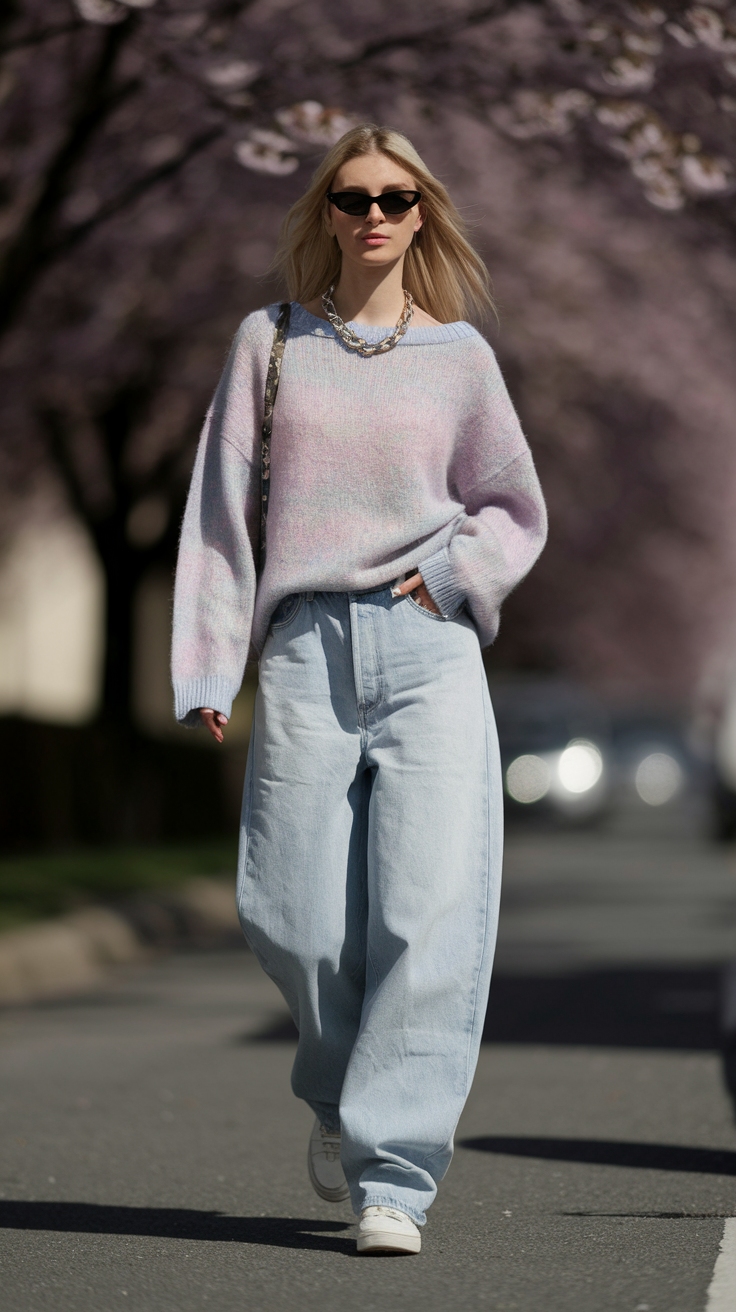 Baggy Jeans Spring Outfit Ideas for Effortless Style outfit idea