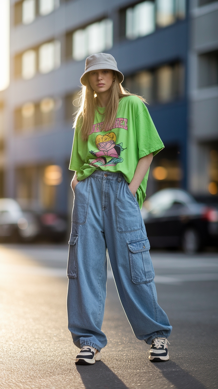 Baggy Y2K Outfits Girl Should Try This Season outfit idea