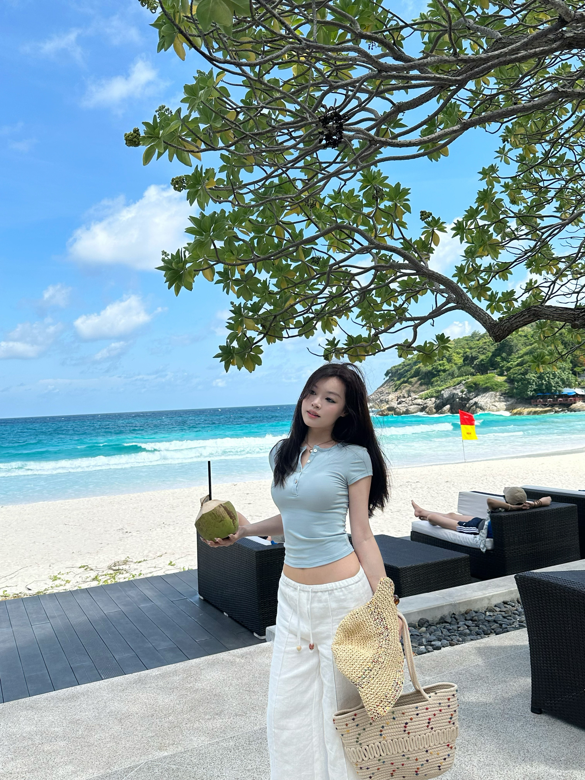 Bare Feel Cloud Henley T-shirt - Lightweight Lyocell Top in 4 Summer Colors - Perfect for Casual 90s and Y2K Inspired Outfits