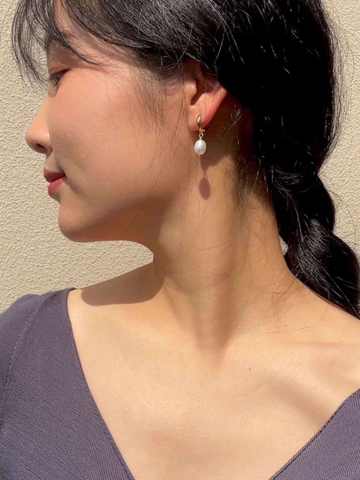 Baroque Freshwater Pearl Stud Earrings for Women, Irregular Vintage Style, Elegant Ear Accessories for Timeless Fashion Baroque Freshwater Pearl Stud Earrings for Women, Irregular Vintage Style, Elegant Ear Accessories for Timeless Fashion