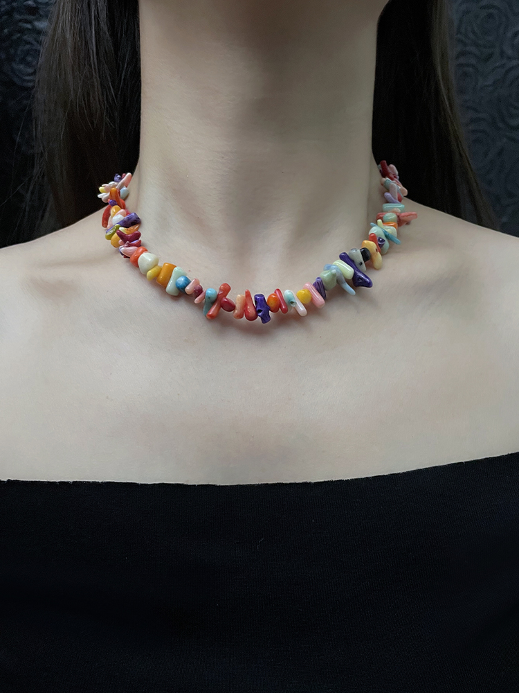 Baroque Necklace for Women - Bohemian Vacation Style Clavicle Chain, Versatile European & American Niche Design Accessory Baroque Necklace for Women - Bohemian Vacation Style Clavicle Chain, Versatile European & American Niche Design Accessory